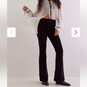Free People Jayde black cords